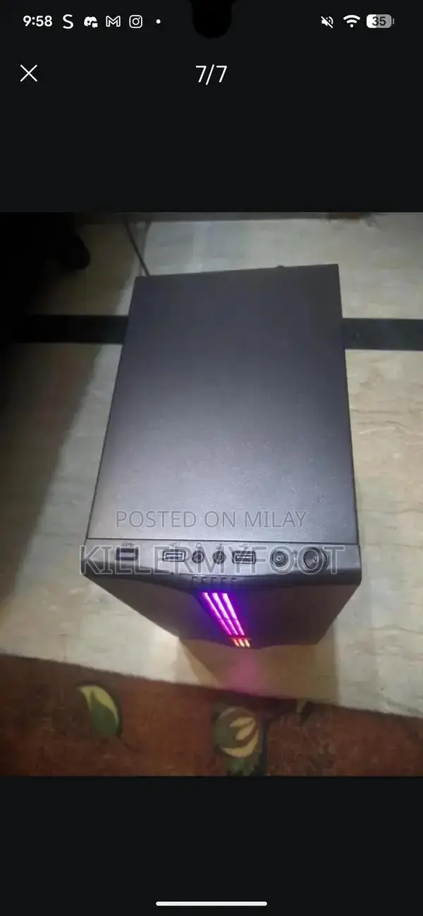 High-Performance Gaming PC with RX 580 GPU