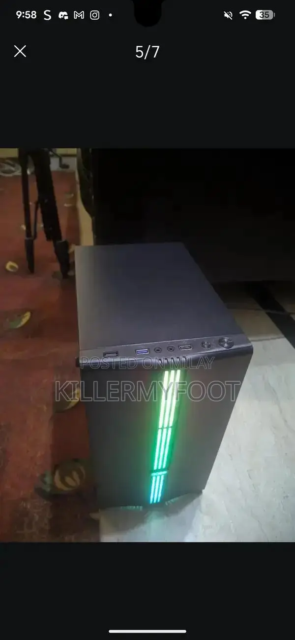 High-Performance Gaming PC with RX 580 GPU