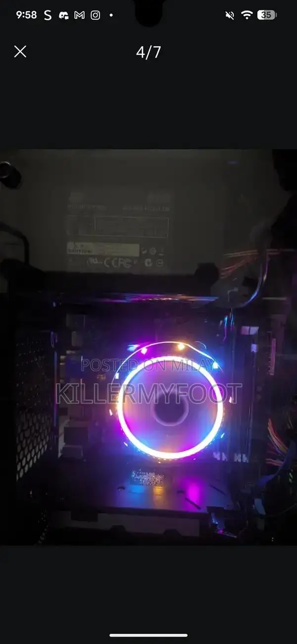 High-Performance Gaming PC with RX 580 GPU