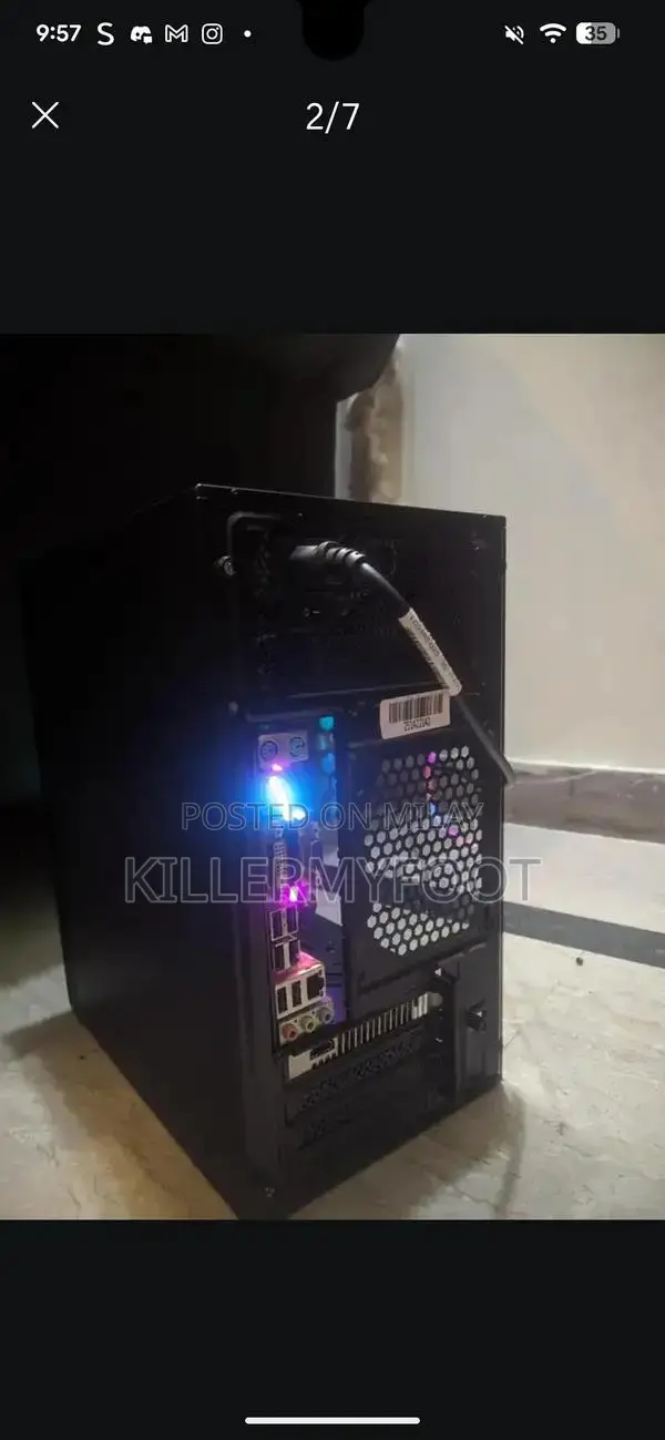 High-Performance Gaming PC with RX 580 GPU