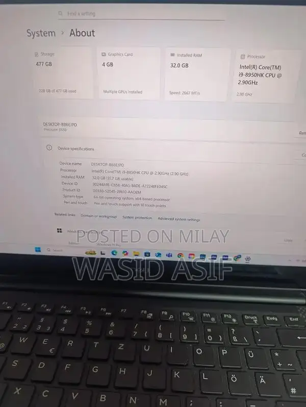 Dell Precision 5530 Mobile Workstation: i9, 4K Touch, Quadro GPU