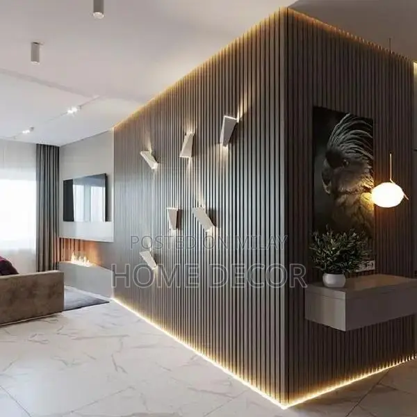 WPC & PVC Wall Panels - Interior Design 3D Wall Covering