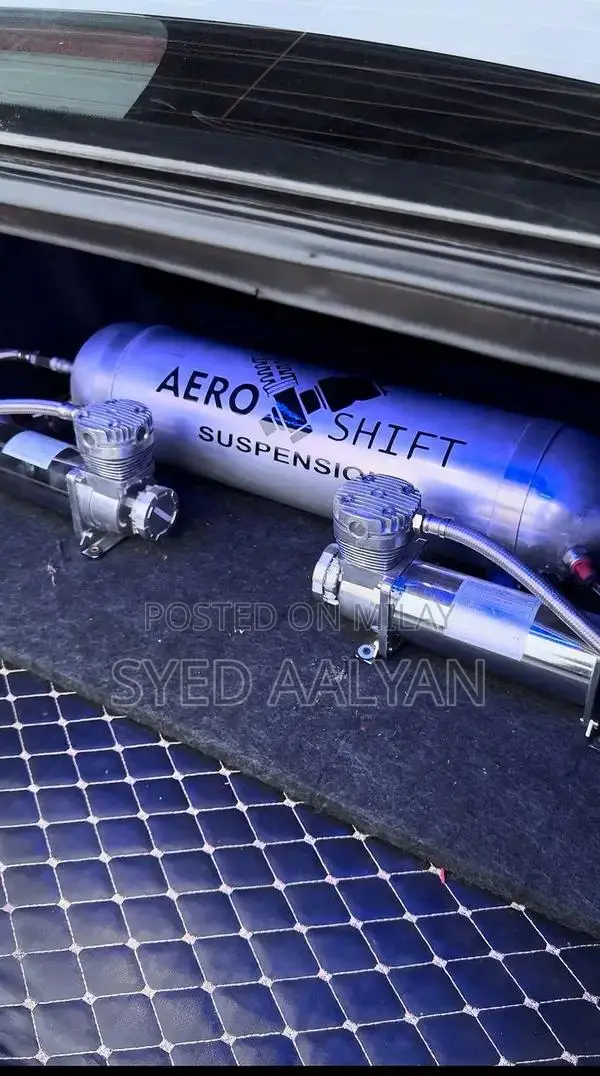 Complete Lowrider Air Suspension Kit with Digital Gauge and Remotes