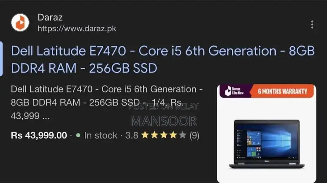 Dell Latitude E7470 Business Laptop - 14-inch Performance Notebook