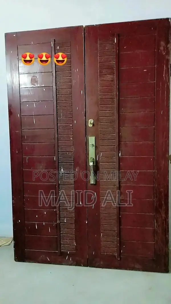 Wooden Main Entry Door - 7ft x 4ft 8in Size