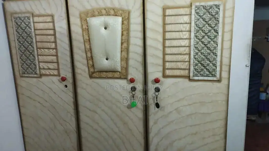 Complete Bedroom Set with Double Bed and Wardrobe