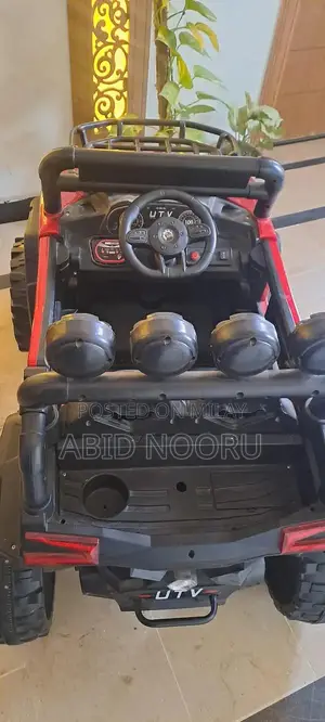 Photo - Kids Electric Ride-On Jeep with Double Battery