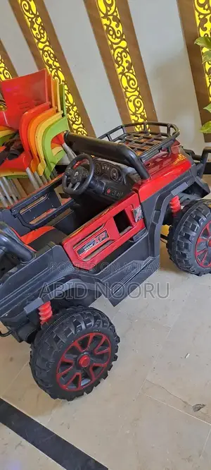 Kids Electric Ride-On Jeep with Double Battery