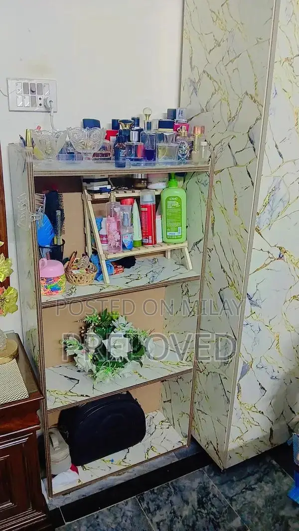 Double Door Cupboard with Attached Cabinet - Excellent Condition