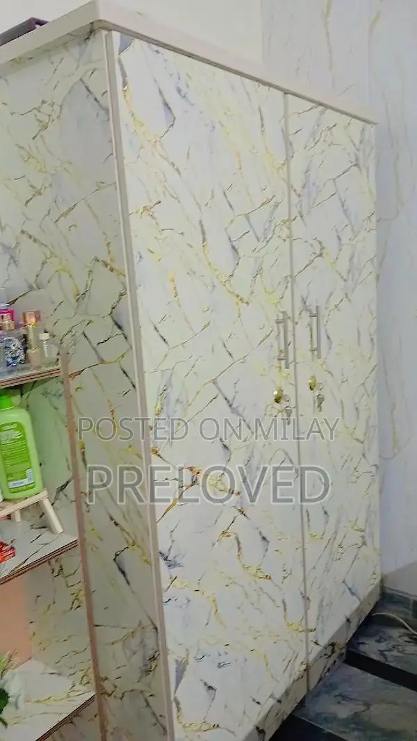 Double Door Cupboard with Attached Cabinet - Excellent Condition