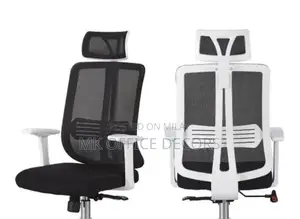 Photo - Ergonomic Double Lever Executive Office Chair with Headrest