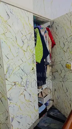 Double Door Cupboard with Attached Cabinet - Excellent Condition