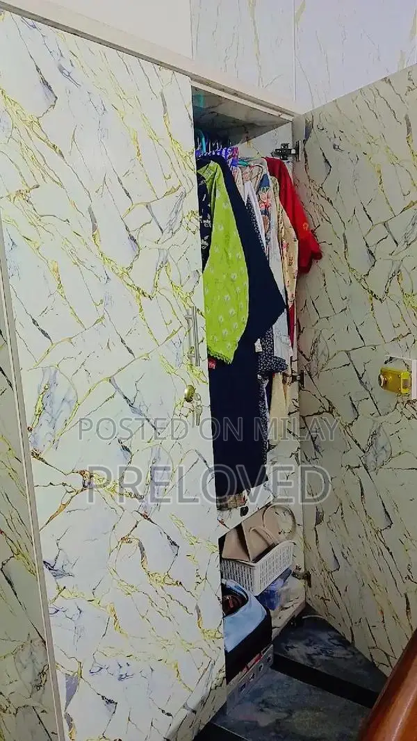 Double Door Cupboard with Attached Cabinet - Excellent Condition