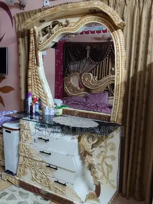 Dressing Table and TV Trolley Furniture Set