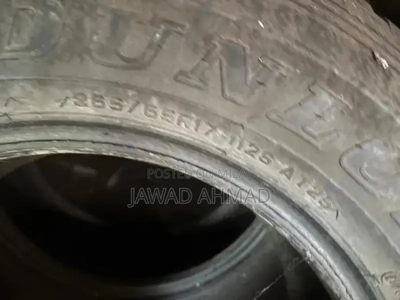Dunlop 265/65R17 SUV Tires for Prado, Surf, Hilux - Good Condition