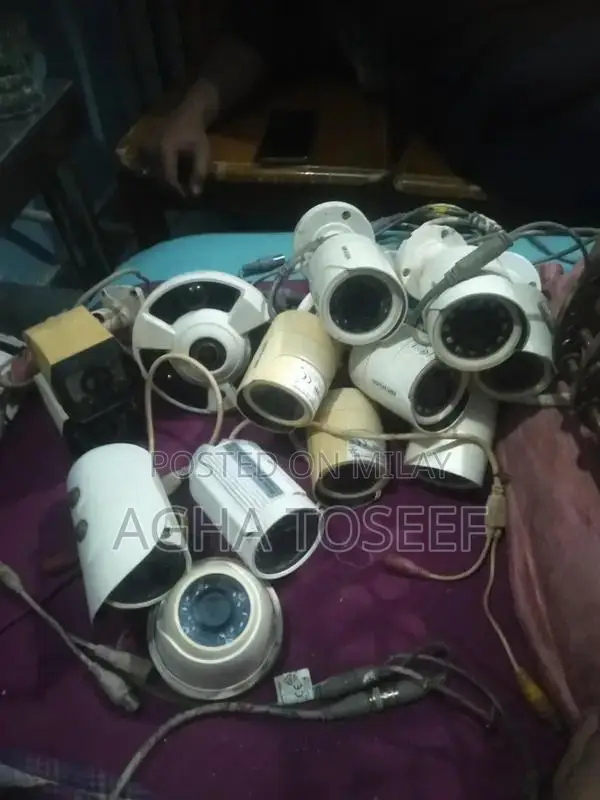 16-Channel DVR Security System with Multiple Cameras