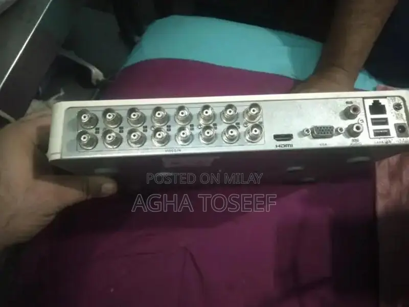 16-Channel DVR Security System with Multiple Cameras