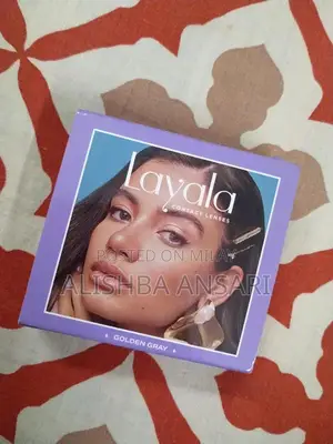 Layala Contact Lenses Golden Grey and Ash Grey Color Options