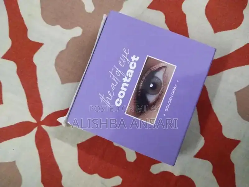 Layala Contact Lenses Golden Grey and Ash Grey Color Options