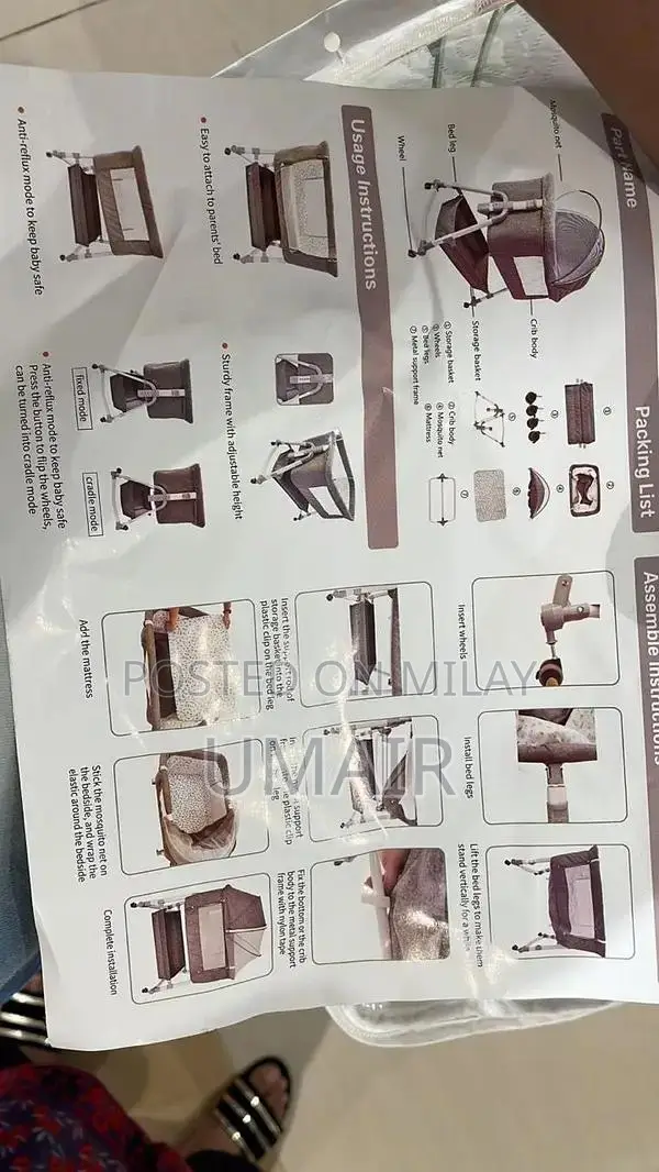 Comfortable Baby Bed for Infant Sleeping