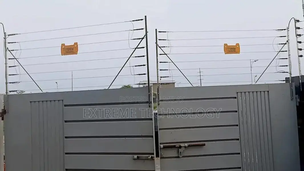 Home Security System with Electric Fence and CCTV Cameras