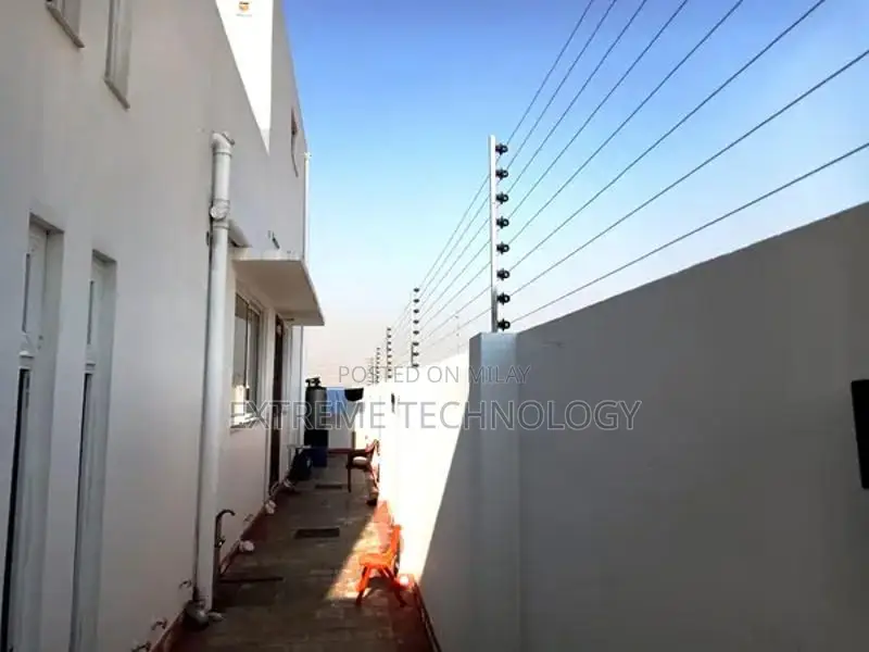 Home Security System with Electric Fence and CCTV Cameras