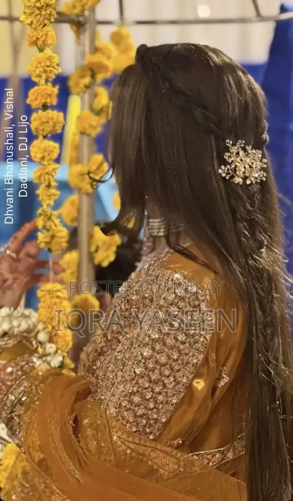 Women's Embroidered Dupatta Sharara Ensemble with Detailed Embellishme