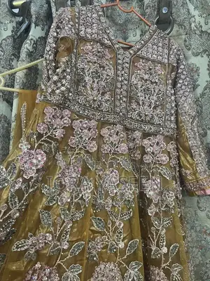 Women's Embroidered Dupatta Sharara Ensemble with Detailed Embellishme