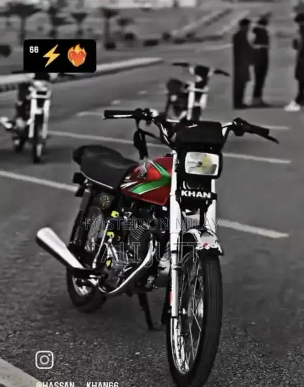 Honda 125cc Motorcycle - Single Cylinder Engine Model