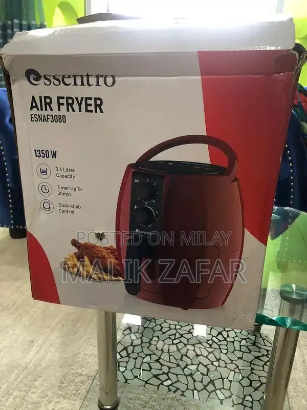Essentro 3.6L Air Fryer - Dual Model Kitchen Appliance