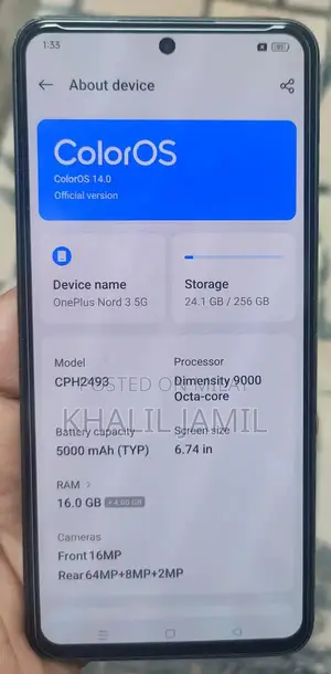 OnePlus Nord 3 Flagship Smartphone with Fluid AMOLED Display