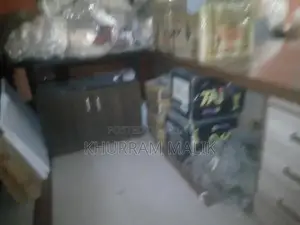 Executive Office Table with Side Rack and Drawers