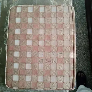 Foam Padded Fabric Sofa Seat Covers - 10 Pieces Light Camel