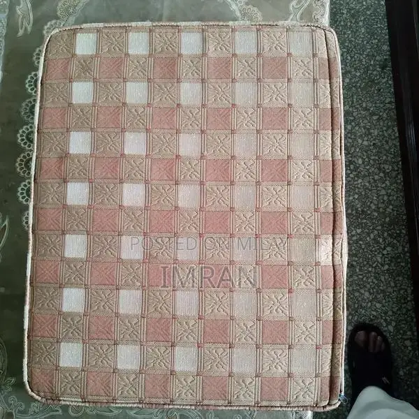 Foam Padded Fabric Sofa Seat Covers - 10 Pieces Light Camel