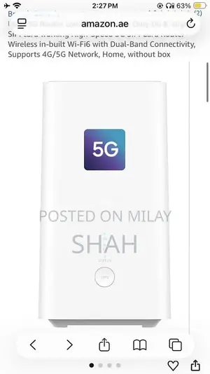 Photo - High-Speed Wi-Fi 6 Router with Ethernet Cable