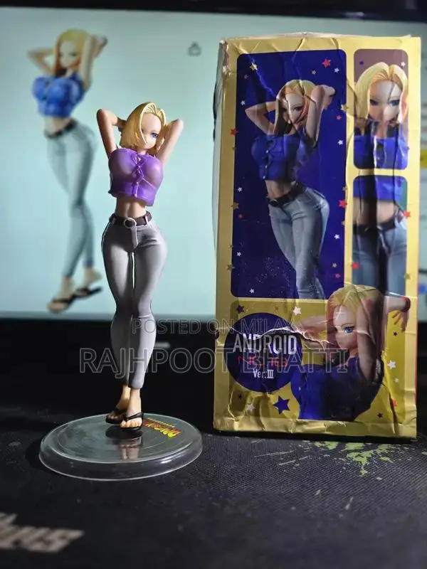 Dragon Ball Android 18 PVC Anime Figure Collectible Statue