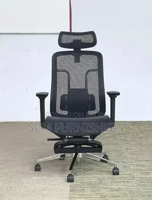 Photo - High Back Executive Korean Mesh Revolving Office Chair
