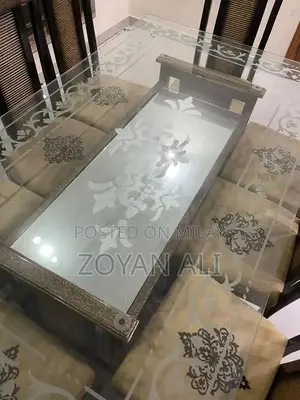 Photo - Elegant Dining Table Set with 8 Matching Chairs