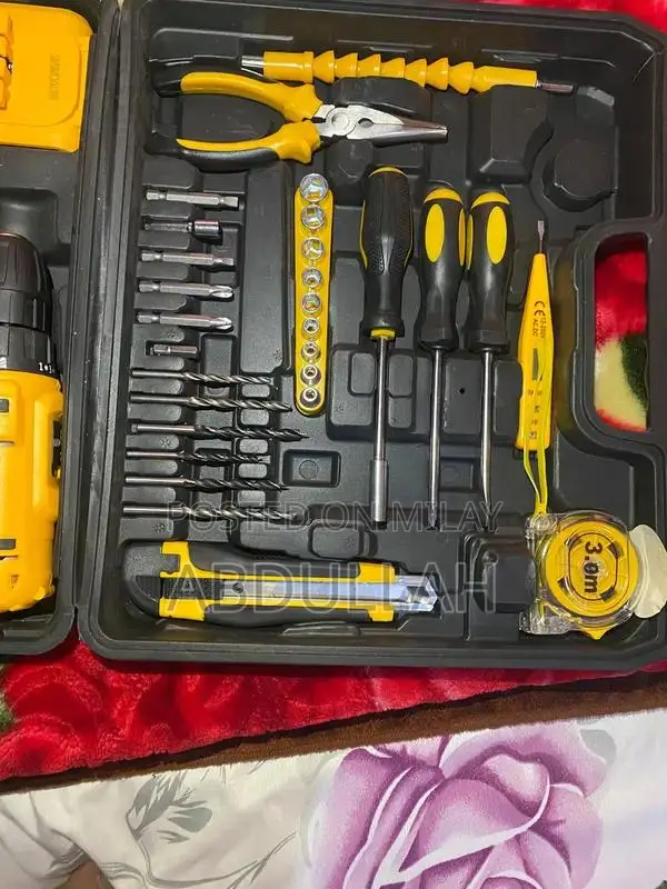 Professional Electric Drill with Dual Battery Power System