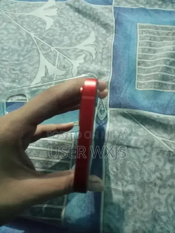 Apple iPhone 13 Red Smartphone with High Battery Health