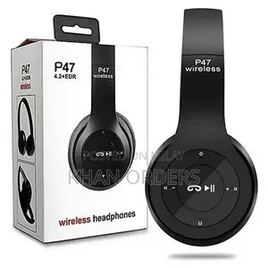 P-47 Wireless Over-Ear Headphones with Long Battery Life