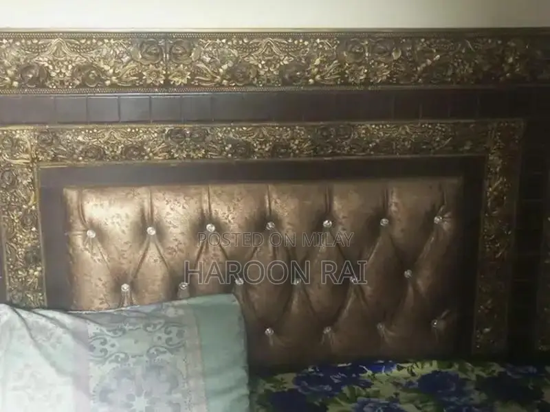 Bedroom Furniture Set - Bed Frame, Side Table, Dresser