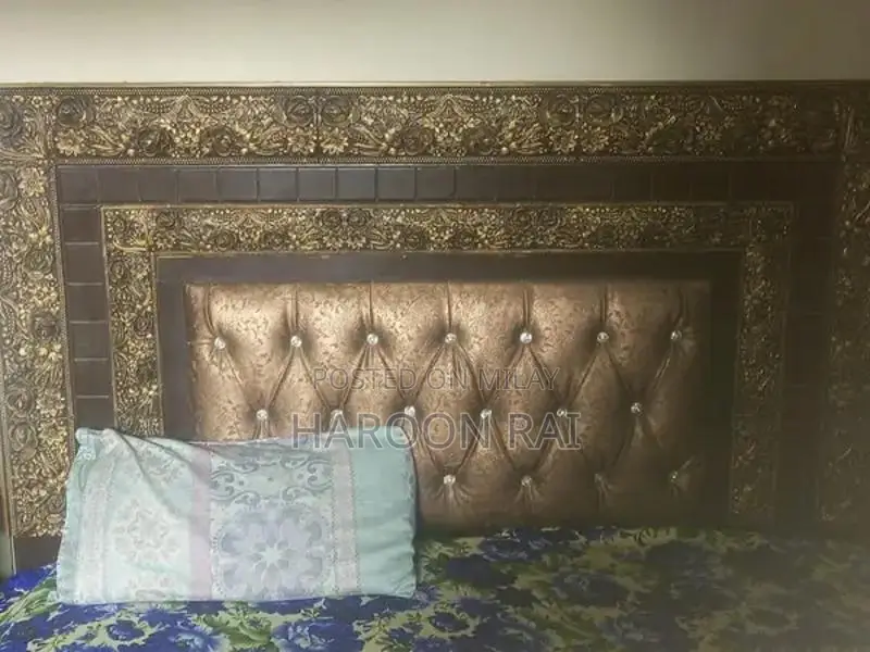 Bedroom Furniture Set - Bed Frame, Side Table, Dresser