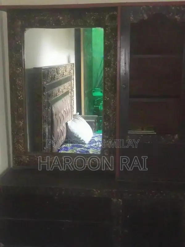 Bedroom Furniture Set - Bed Frame, Side Table, Dresser