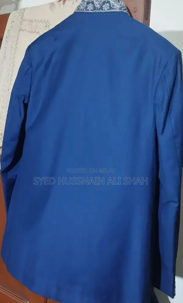 Men's Designer Prince Coat with Hand-Made Embroidery