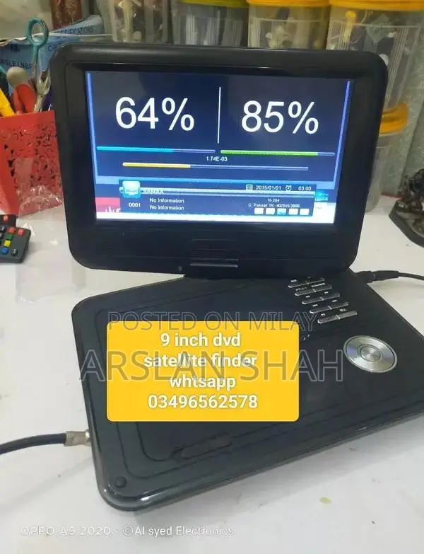 DVD Finders Portable Media Player Multiple Screen Sizes