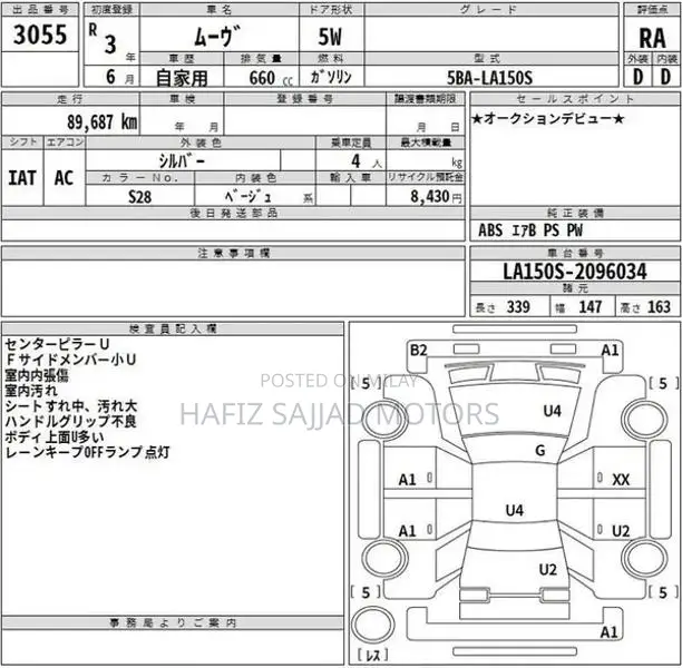 Daihatsu Move LSA III Compact City Car 2021 Model