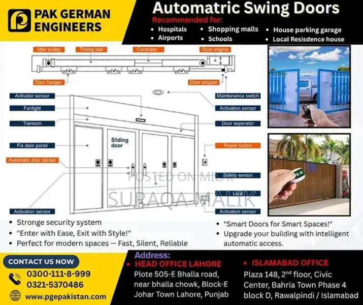 Automatic Swing Door Operator for Commercial & Residential Spaces