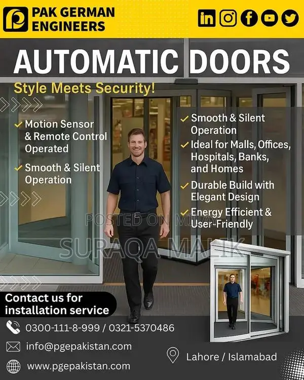 Automatic Swing Door Operator for Commercial & Residential Spaces