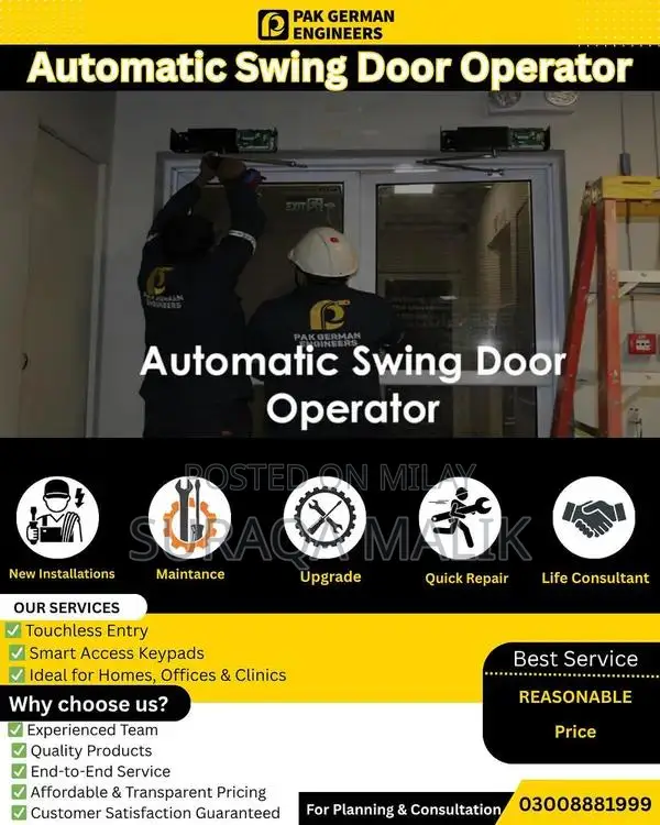 Automatic Swing Door Operator for Commercial & Residential Spaces